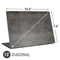 Dark Iron Grey Concrete Universal Laptop 13in (10.6 x 7.6in) Skin